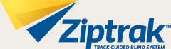 Ziptrak track guide blind system logo
